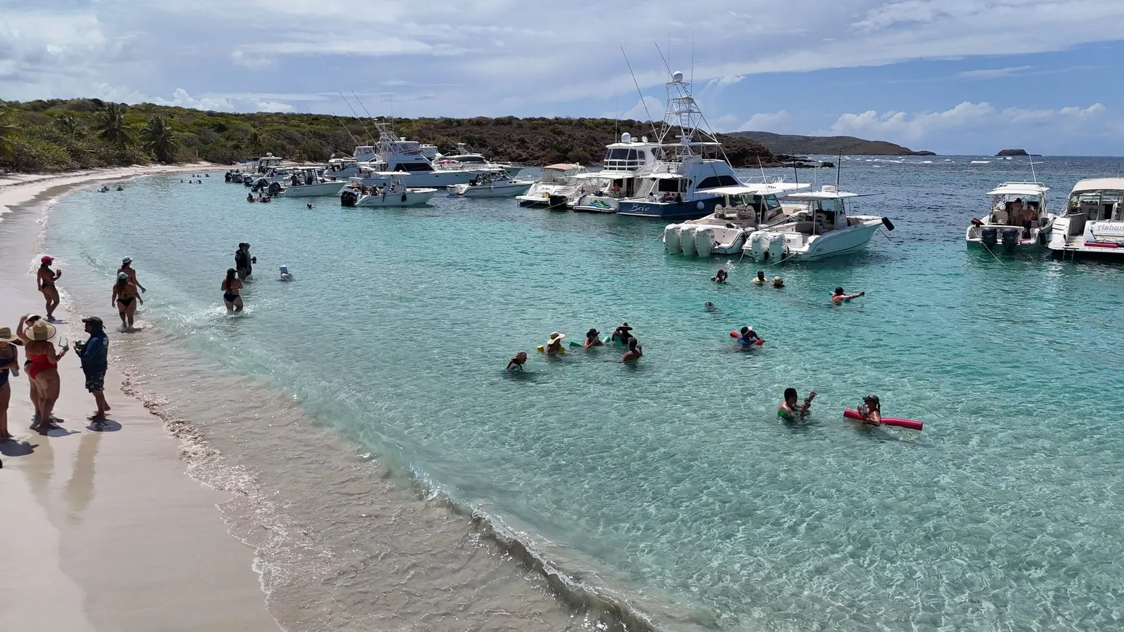 Panoramic view of a Culebra beach, Puerto Rico