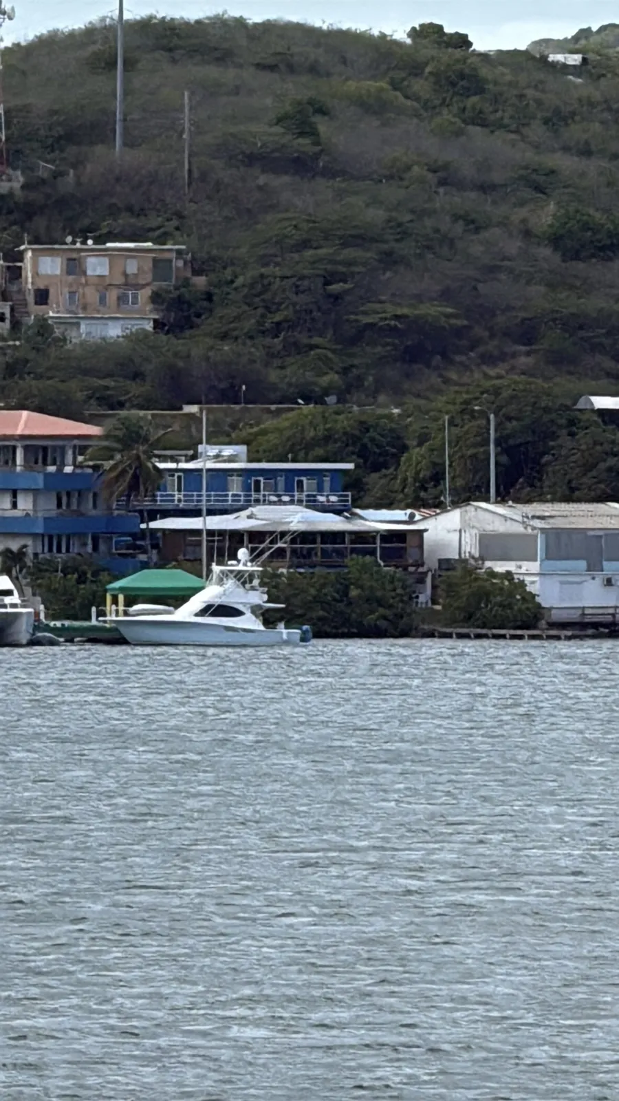 Sunny harbor view in Culebra, Puerto Rico