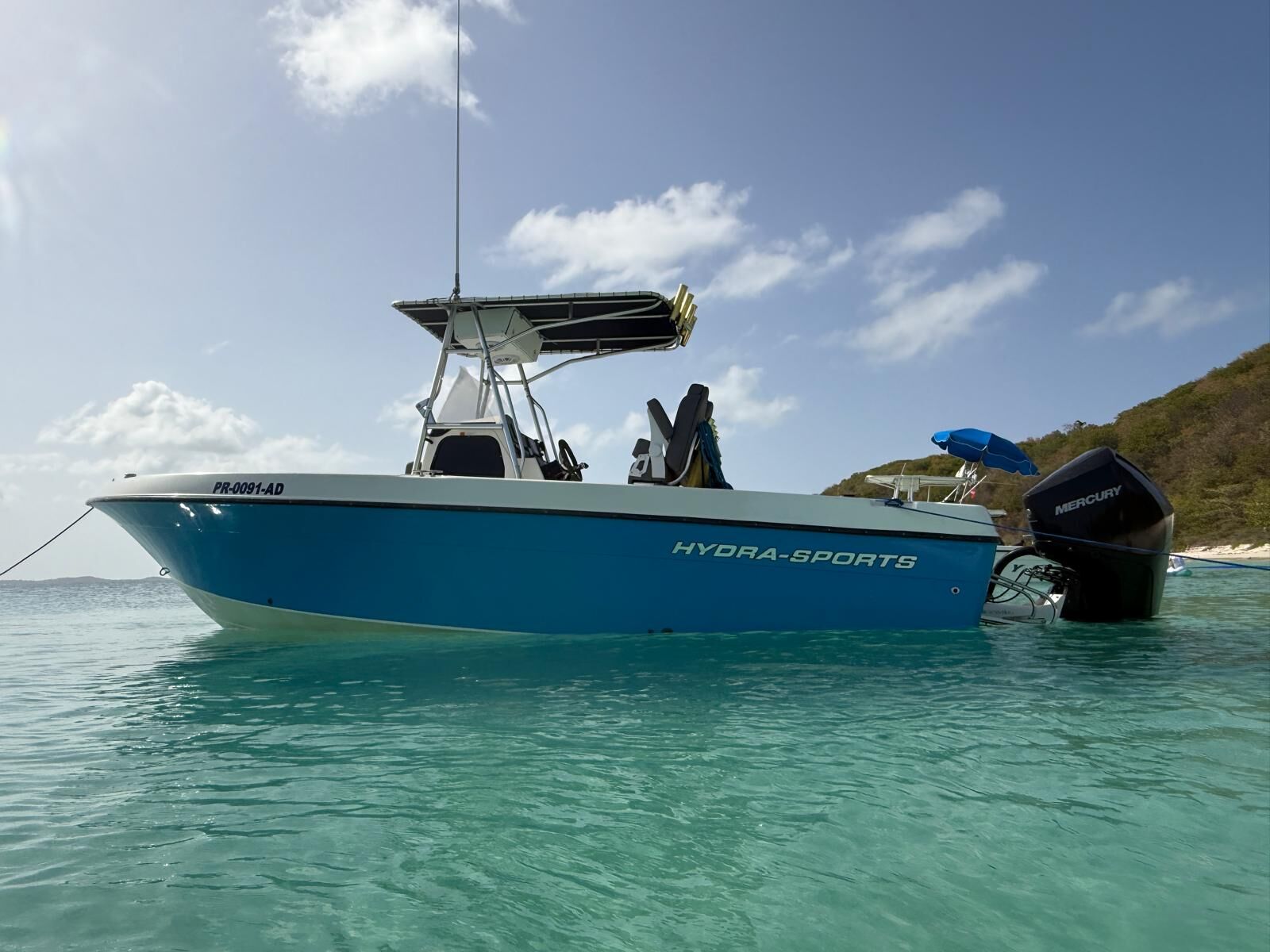 Hydra Sport 25ft Private Boat Charter Puerto Rico