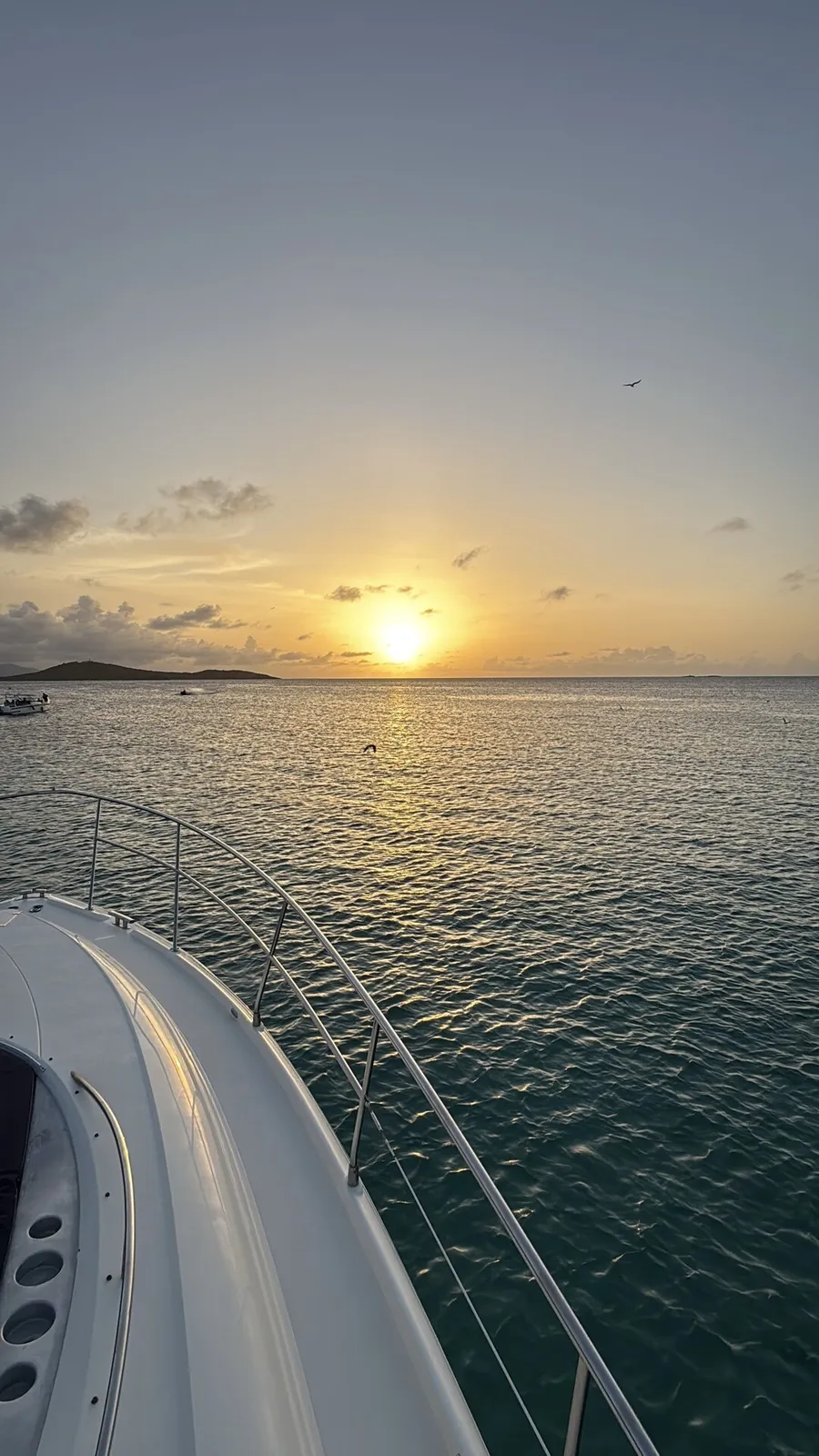 Caribbean sunset private boat charter Fajardo Puerto Rico